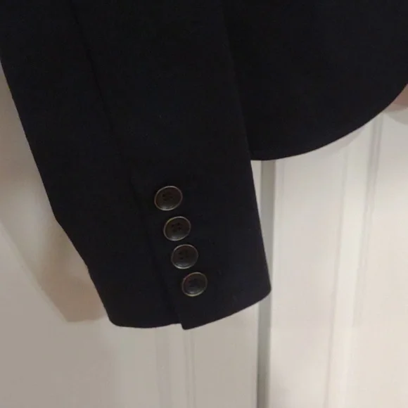 Ann Taylor Loft Small 2-button Blazer black VGC - Picture 8 of 13